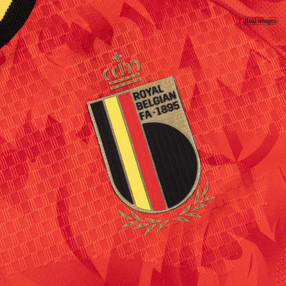 Camiseta Auténtica DE BRUYNE #7 Belgium 2026 Primera Equipación Copa del Mundo - Version Jugador