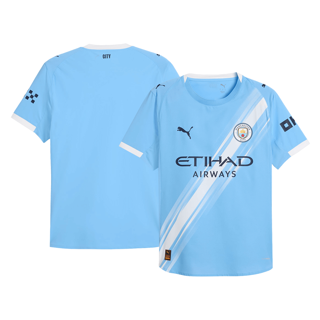Camiseta Auténtica Manchester City 2025/26 Primera Equipación-Versión Jugador-Camisetas Pasion Shop