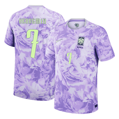 Camiseta Auténtica HEUNGMIN #7 South Korea 2026 Segunda Equipación Copa del Mundo - Version Jugador