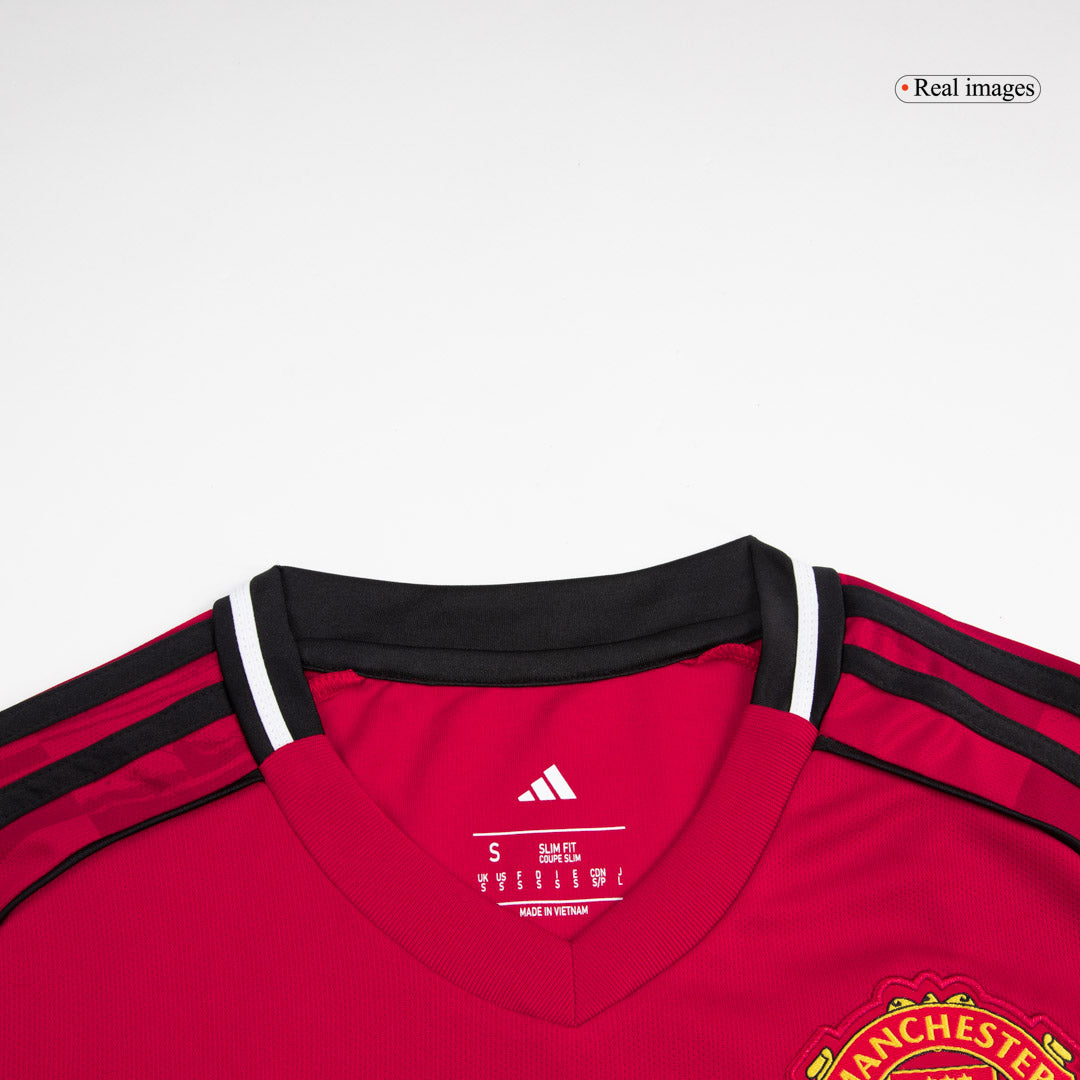Calidad Premium Camiseta ŠEŠKO #30 Manchester United 2025/26 Primera Equipación -Versión Hincha-Camisetas Pasion Shop