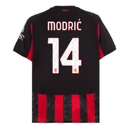 Camiseta MODRIĆ #14 AC Milan 2025/26 Primera Equipación-Versión Hincha-Camisetas Pasion Shop
