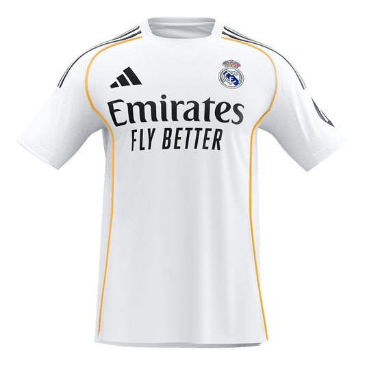 Calidad Premium Camiseta Real Madrid 2025/26 Primera Equipación-Versión Hincha