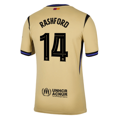 UCL Camiseta RASHFORD #14 Barcelona 2025/26 Segunda Equipación-Versión Hincha-Camisetas Pasion Shop