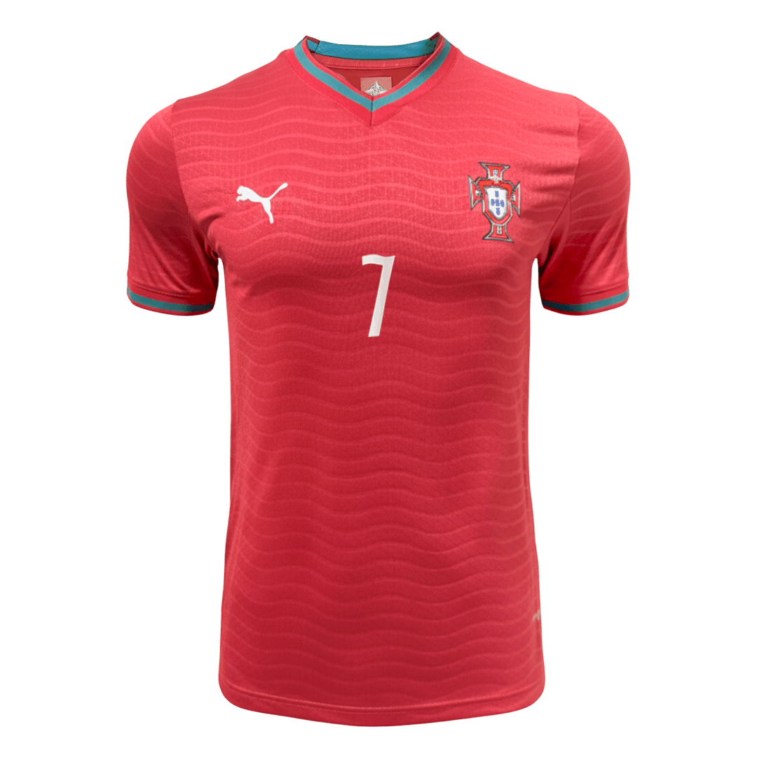Camiseta Auténtica RONALDO #7 Portugal 2026 Primera Equipación Copa del Mundo - Version Jugador