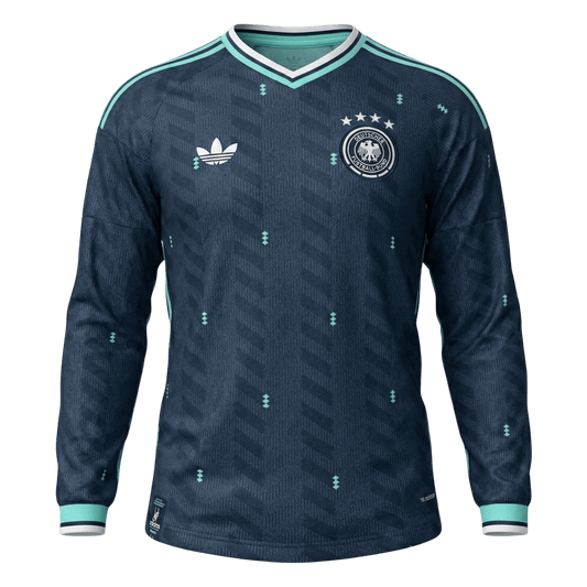 Manga Larga Germany 2026 Segunda Equipación Copa del Mundo -Versión Hincha camiseta de fútbol