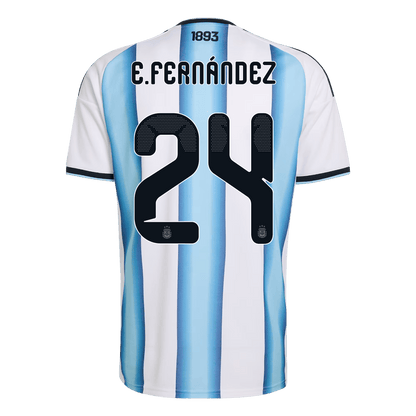 Camiseta E. FERNÁNDEZ #24 Argentina 2026 Primera Equipación Copa del Mundo - Version Hincha - Calidad premium