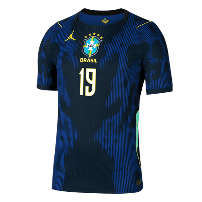 Camiseta Auténtica ENDRICK #19 Brazil 2026 Segunda Equipación Copa del Mundo - Version Jugador