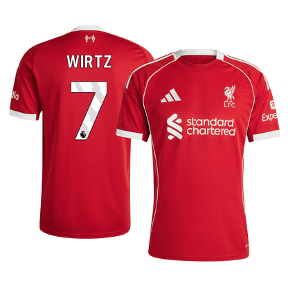 Camiseta WIRTZ #7 Liverpool 2025/26 Primera Equipación-Versión Hincha