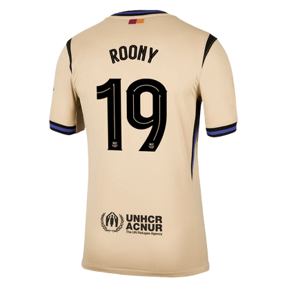 UCL Camiseta ROONY #19 Barcelona 2025/26 Segunda Equipación-Versión Hincha-Camisetas Pasion Shop