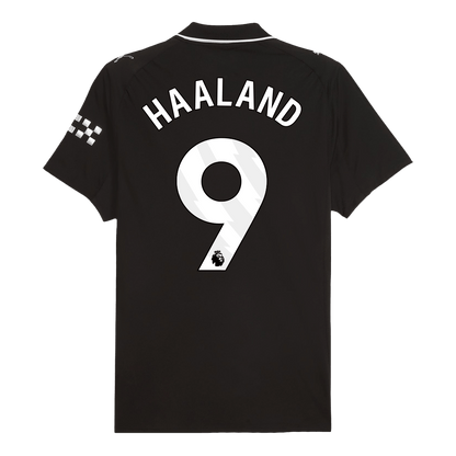 Camiseta Auténtica HAALAND #9 Manchester City 2025/26 Segunda Equipación-Versión Jugador-Camisetas Pasion Shop