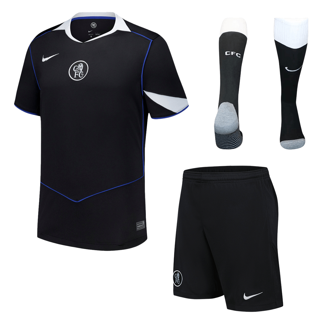 Conjunto Completo Chelsea 2025/26 Tercera Equipación camiseta de fútbol