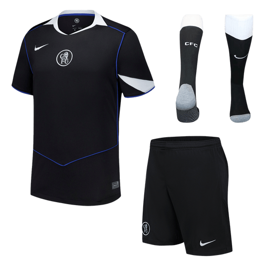 Conjunto Completo Chelsea 2025/26 Tercera Equipación camiseta de fútbol