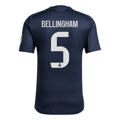 Camiseta Auténtica BELLINGHAM #5 Real Madrid 2025/26 Segunda Equipación-Versión Jugador-Camisetas Pasion Shop