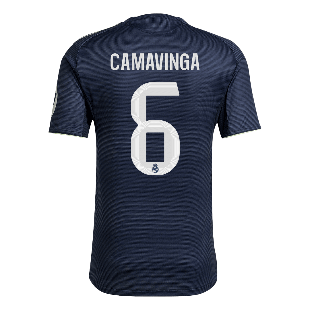Camiseta Auténtica CAMAVINGA #6 Real Madrid 2025/26 Segunda Equipación - Version Jugador