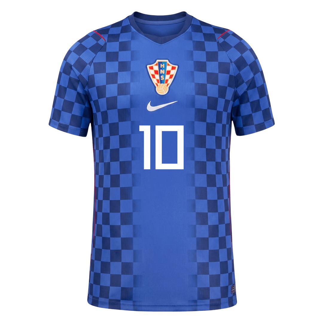 Camiseta Auténtica MODRIĆ #10 Croatia 2026 Segunda Equipación Copa del Mundo - Version Jugador