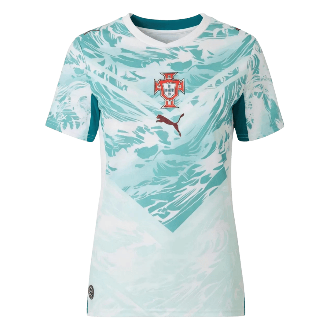 Camiseta de mujer Portugal 2026 Segunda Equipación Copa del Mundo