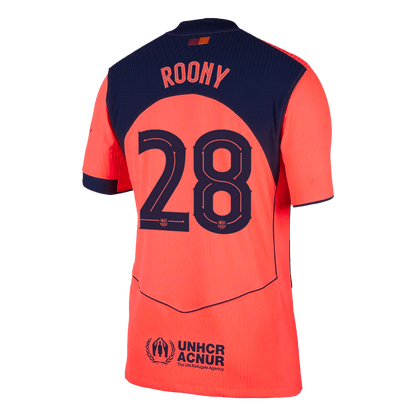 Camiseta Auténtica ROONY #28 Barcelona 2025/26 Tercera Equipación - Version Jugador