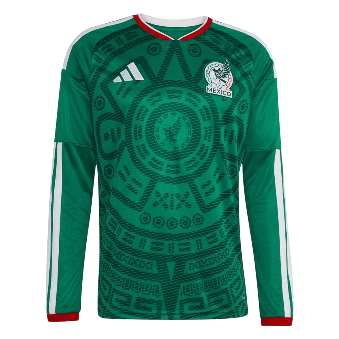 Manga Larga Mexico 2026 Primera Equipación Copa del Mundo -Versión Hincha camiseta de fútbol