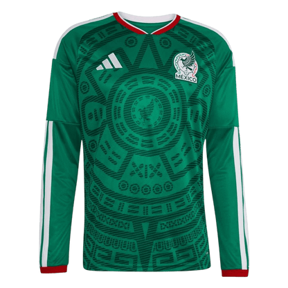 Manga Larga Mexico 2026 Primera Equipación Copa del Mundo -Versión Hincha camiseta de fútbol