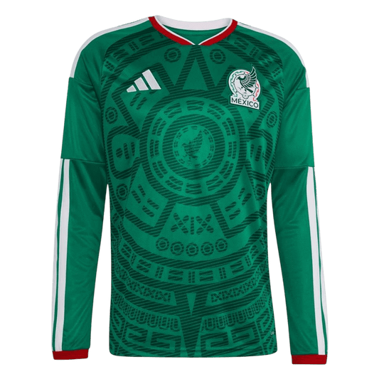 Manga Larga Mexico 2026 Primera Equipación Copa del Mundo -Versión Hincha camiseta de fútbol