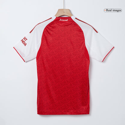 Camiseta Auténtica SALIBA #2 Arsenal 2025/26 Primera Equipación - Version Jugador