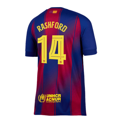 UCL Camiseta RASHFORD #14 Barcelona 2025/26 Primera Equipación-Versión Hincha-Camisetas Pasion Shop