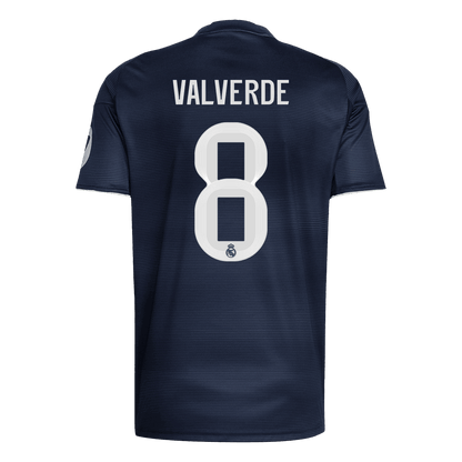 Camiseta VALVERDE #8 Real Madrid 2025/26 Segunda Equipación-Versión Hincha