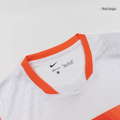 Camiseta Auténtica VIRGIL #4 Netherlands 2026 Segunda Equipación Copa del Mundo - Version Jugador
