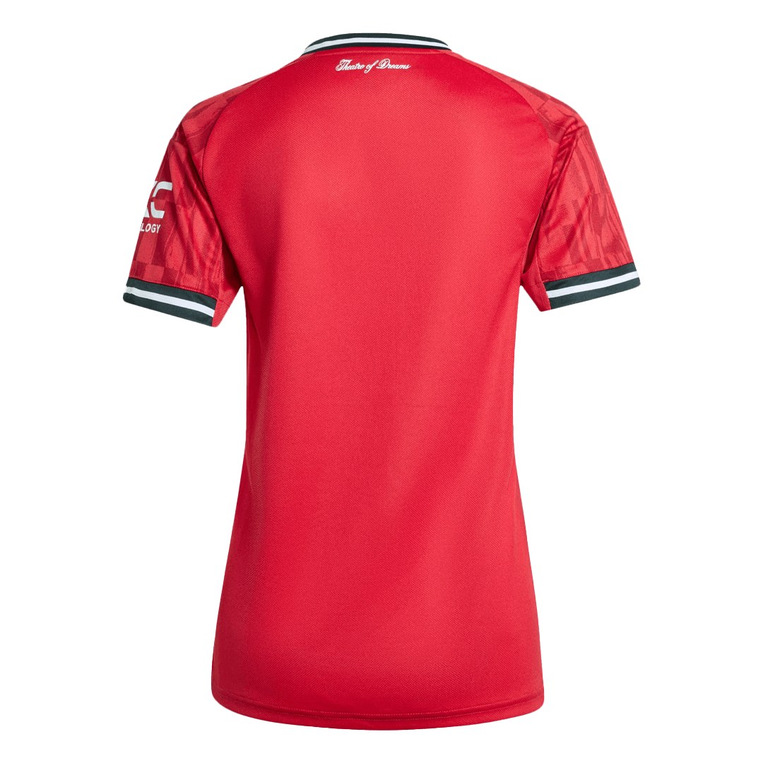 Manchester United 2025/26 Primera Equipación Local Mujer-Camisetas Pasion Shop