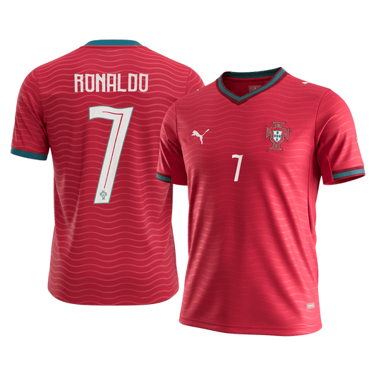 Camiseta RONALDO #7 Portugal 2026 Primera Equipación Copa del Mundo - Versión Hincha