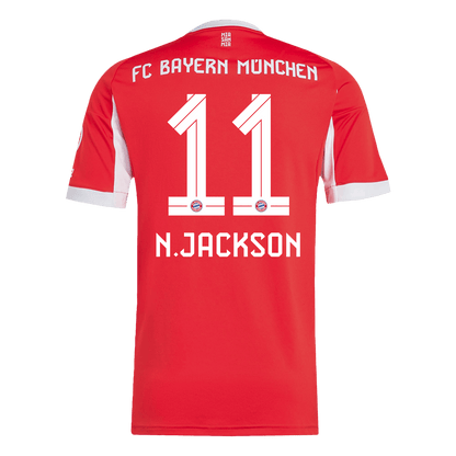 Camiseta N.JACKSON #11 Bayern Munich 2025/26 Primera Equipación - Versión Hincha