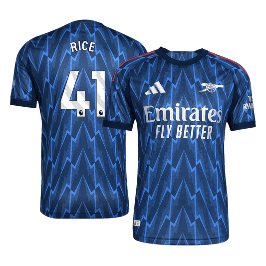 Camiseta Auténtica RICE #41 Arsenal 2025/26 Segunda Equipación-Versión Jugador