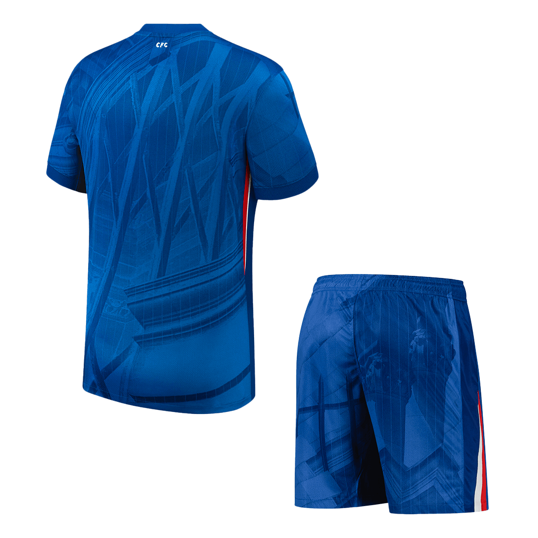 Conjunto Chelsea 2025/26 Primera Equipación (Camiseta + Pantalón Corto)-Camisetas Pasion Shop