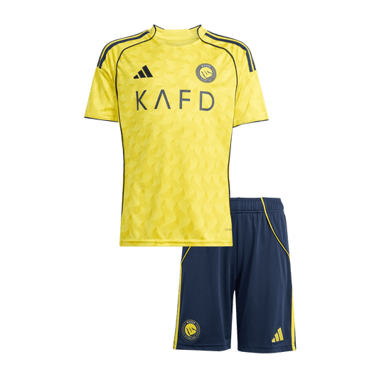 Conjunto Infantil Al Nassr 2025/26 Primera Equipación camiseta de fútbol