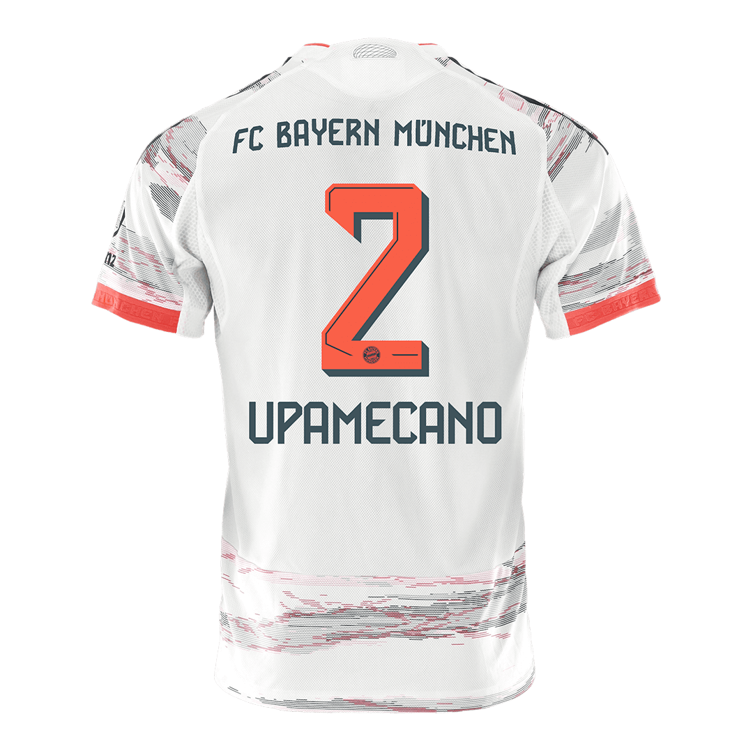Camiseta Auténtica UPAMECANO #2 Bayern Munich 2025/26 Segunda Equipación - Version Jugador