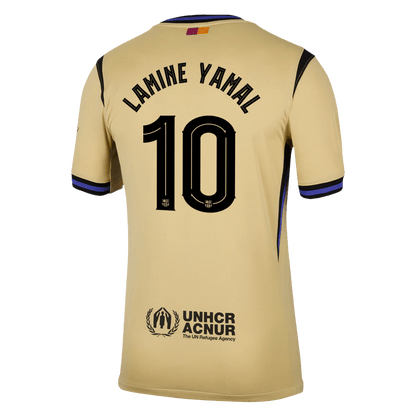 UCL Camiseta LAMINE YAMAL #10 Barcelona 2025/26 Segunda Equipación-Versión Hincha-Camisetas Pasion Shop