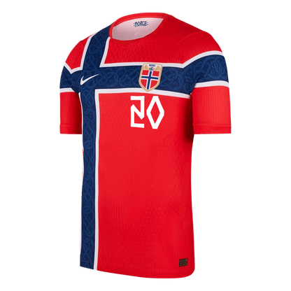 Camiseta Auténtica NUSA #20 Norway 2026 Primera Equipación Copa del Mundo - Version Jugador