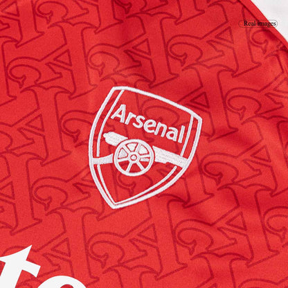 Camiseta SALIBA #2 Arsenal 2025/26 Primera Equipación - Version Hincha - Calidad premium