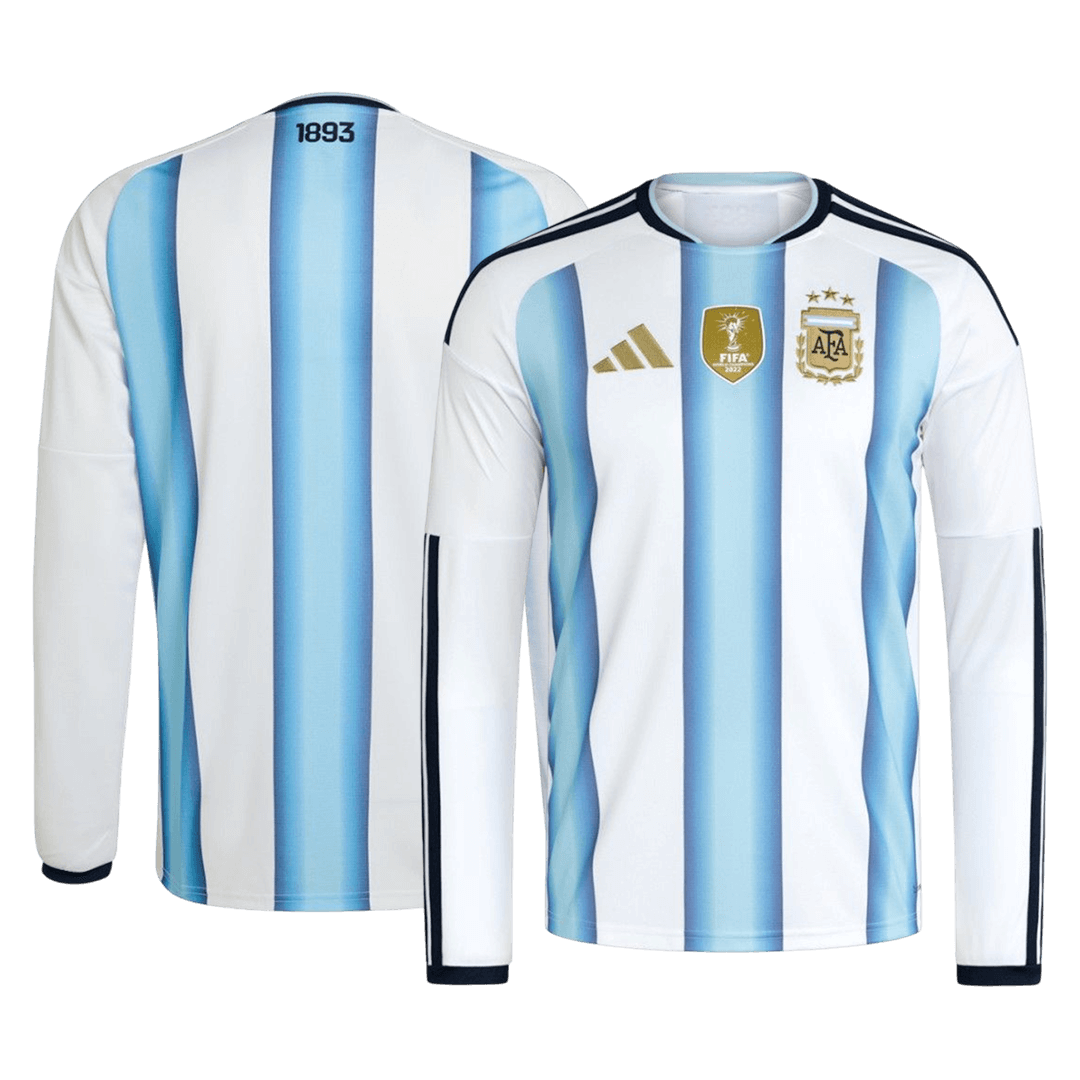 Manga Larga Argentina 2026 Primera Equipación Copa del Mundo - Version Hincha