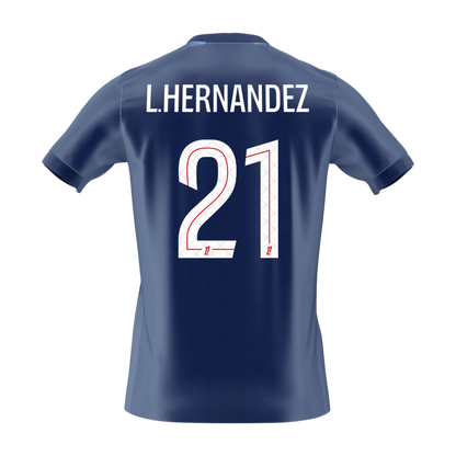 Camiseta L.HERNANDEZ #21 PSG 2025/26 Primera Equipación - Version Hincha - Calidad premium
