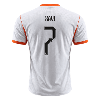Camiseta Auténtica XAVI #7 Netherlands 2026 Segunda Equipación Copa del Mundo - Version Jugador