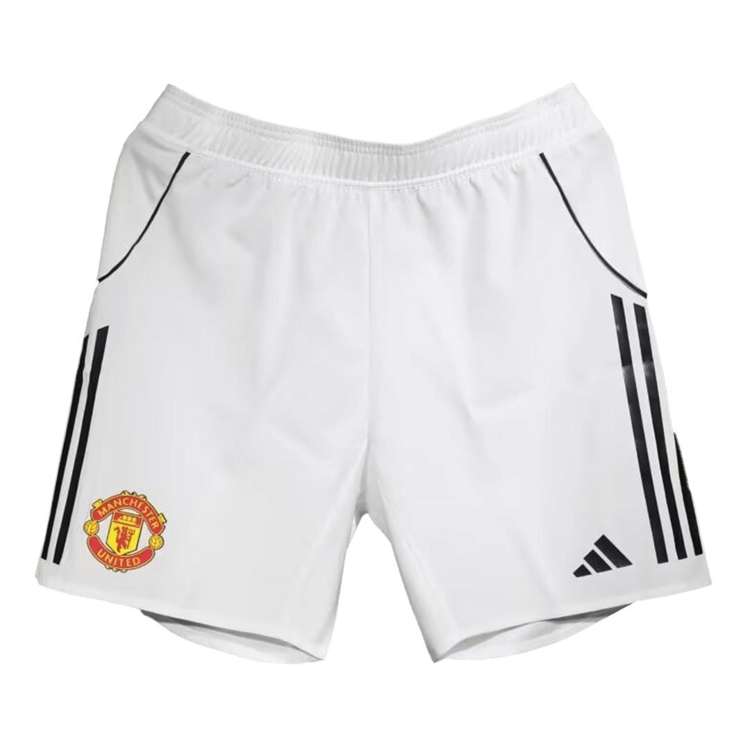 Pantalón Corto Auténtica Manchester United 2025/26 Primera Equipación camiseta de fútbol