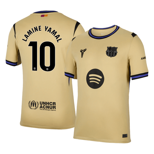 Camiseta LAMINE YAMAL #10 Barcelona 2025/26 Segunda Equipación-Versión Hincha