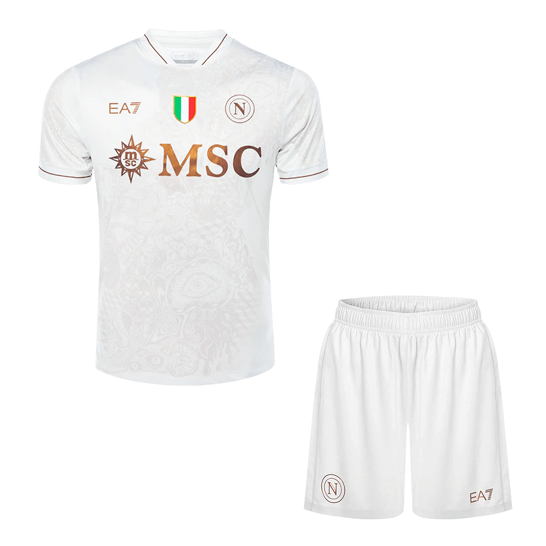 Conjunto Napoli 
2025/26 Segunda Equipación camiseta de fútbol