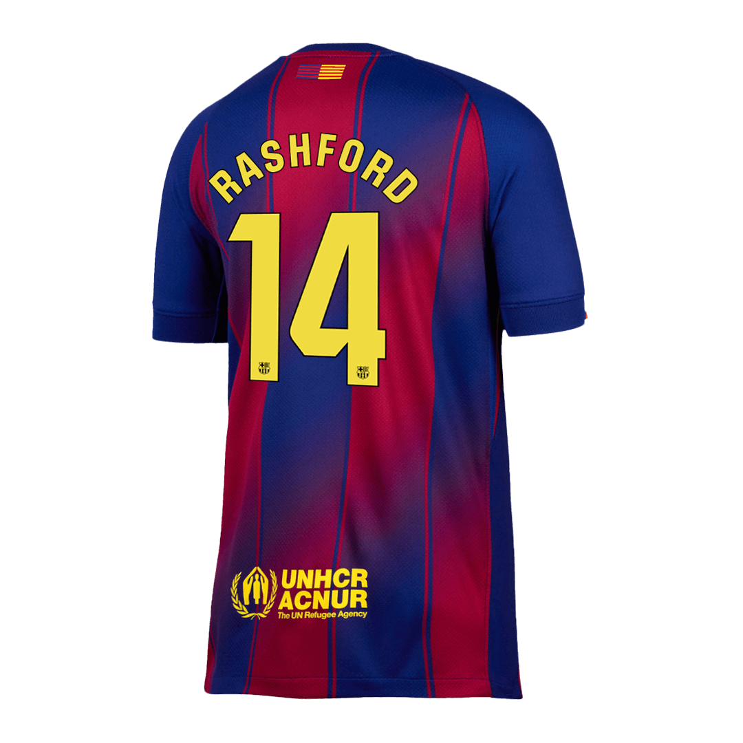 Camiseta RASHFORD #14 Barcelona 2025/26 Primera Equipación-Versión Hincha-Camisetas Pasion Shop