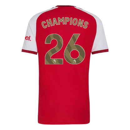 Camiseta Auténtica CHAMPIONS #26 Arsenal 2026/27 Primera Equipación - Version Jugador