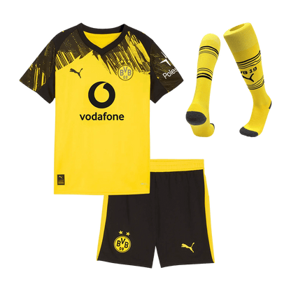 Conjunto Infantil Completo Borussia Dortmund 2025/26 Primera Equipación Kids camiseta de fútbol
