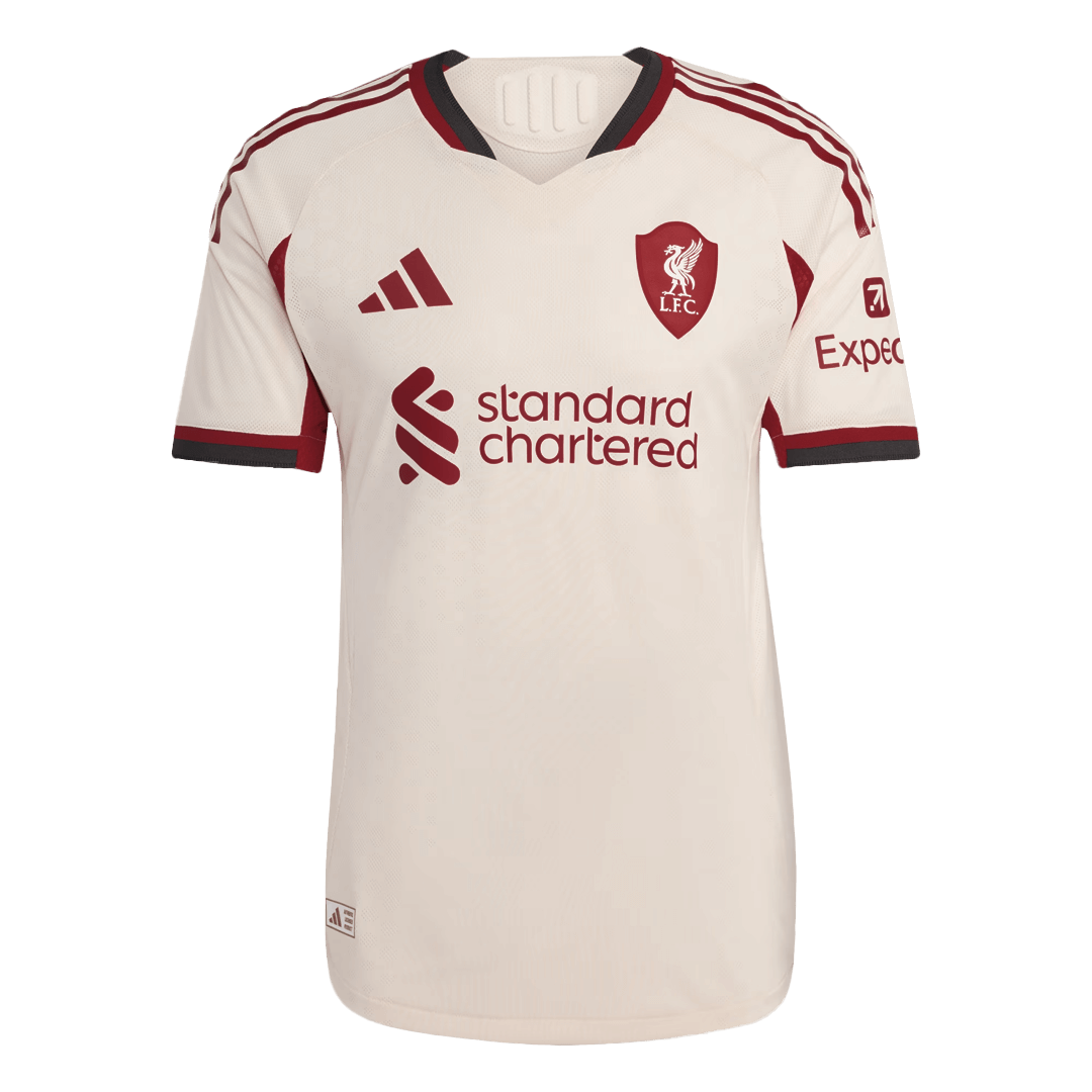 Camiseta Auténtica SZOBOSZLAI #8 Liverpool 2025/26 Segunda Equipación - Version Jugador