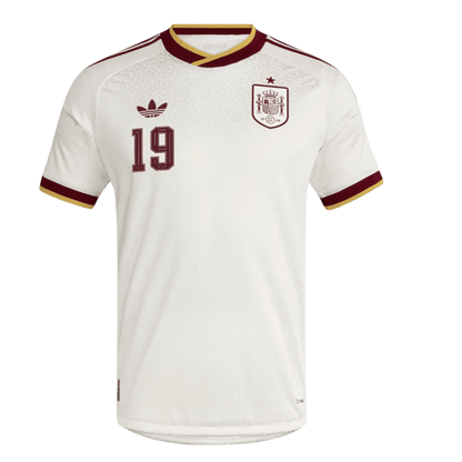 Camiseta Auténtica LAMINE YAMAL #19 Spain 2026 Segunda Equipación Copa del Mundo - Version Jugador