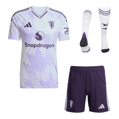 Conjunto Completo Manchester United 2025/26 Segunda Equipación camiseta de fútbol